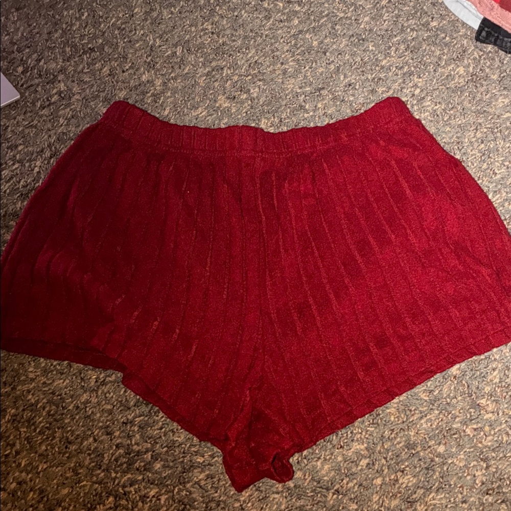 SHEIN High Waist Red Women's Shorts